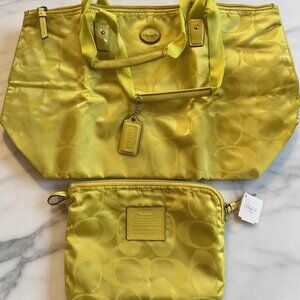Citrine Coach Travel Bags